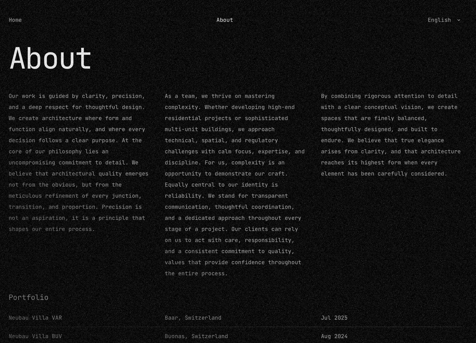 Project screenshot