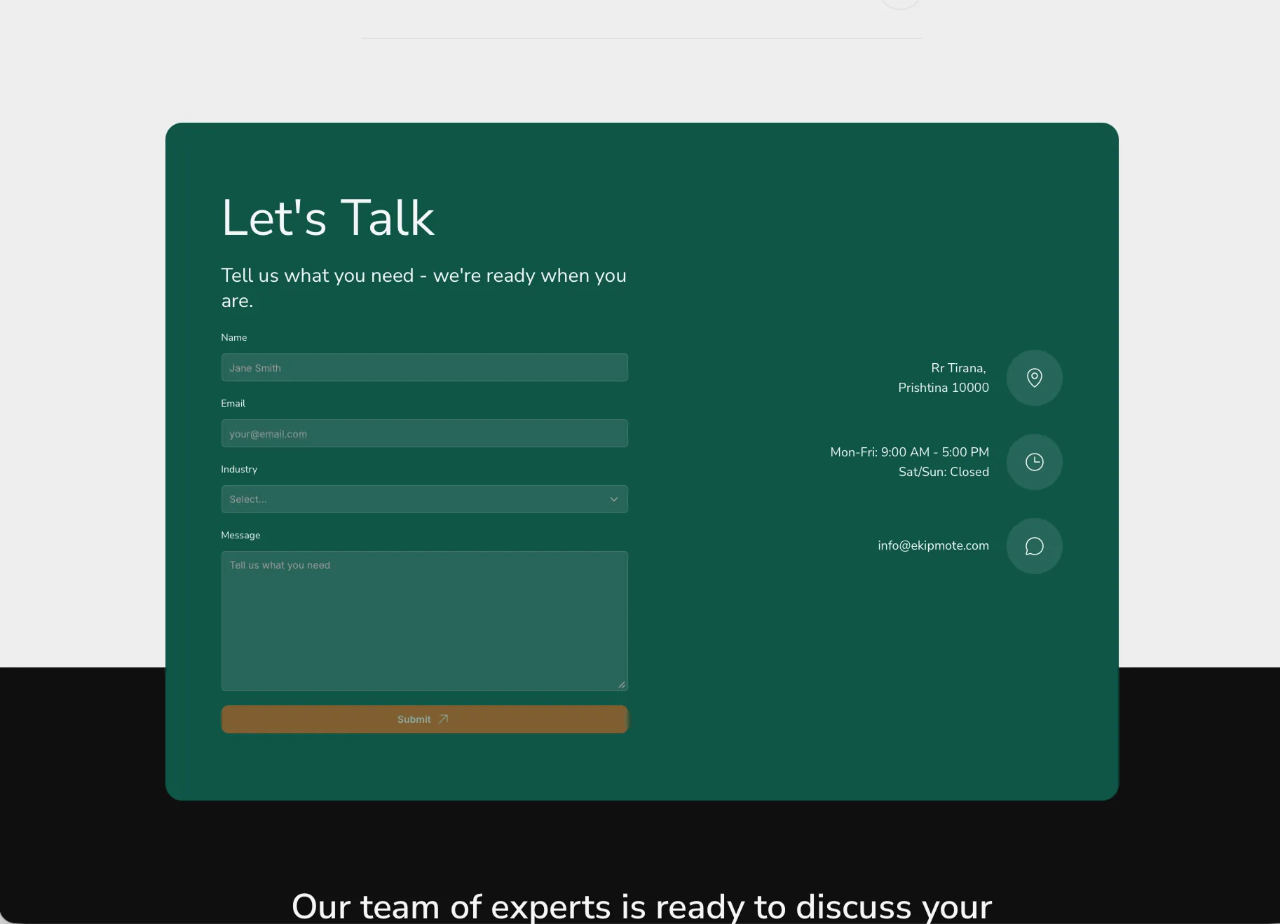 Project screenshot